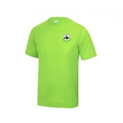 Tshirt Maille Respirante APTS Marquage à chaud Coeur et Dos vert El...