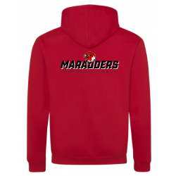 Sweat Zoodie 2 couleurs patch coeur et broderie dos Marauders Blanc...