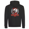 Sweat Hoodie 2 couleurs patch coeur et broderie dos Elite -