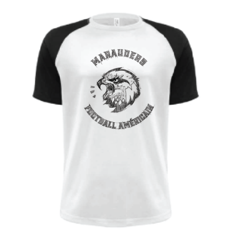 Tee-shirt Technic  Marauders  Sublimation ventre croquis noir et bl...