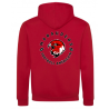 Sweat Hoodie KID 2 couleurs patch coeur et broderie dos rond Couleu...