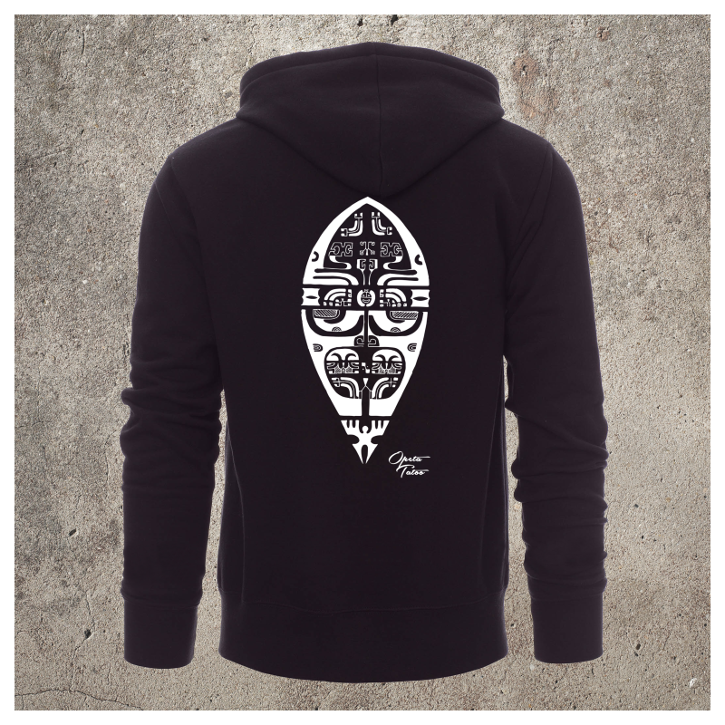 Sweat Shirt Noir Dos BOUCLIER -  