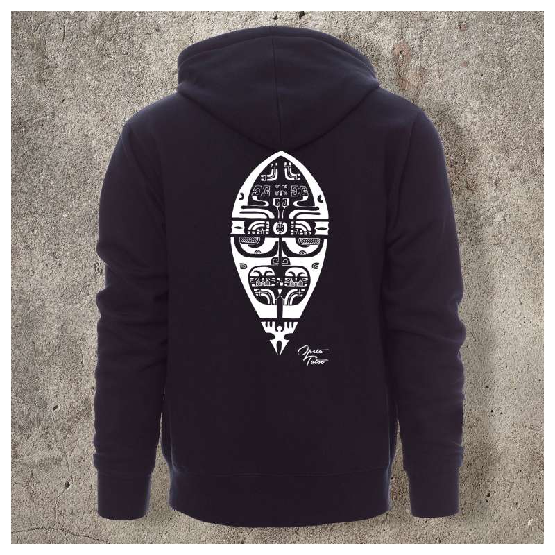 Sweat Shirt Marine Dos BOUCLIER -  