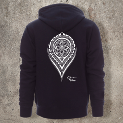 Sweat Shirt Marine Dos MANDALA 1 -  