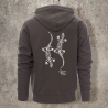 Sweat Shirt Gris Dos LEZARDS -  