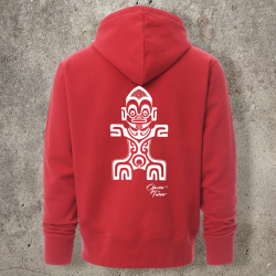 Sweat Shirt Rouge Dos TIKI 1 -  