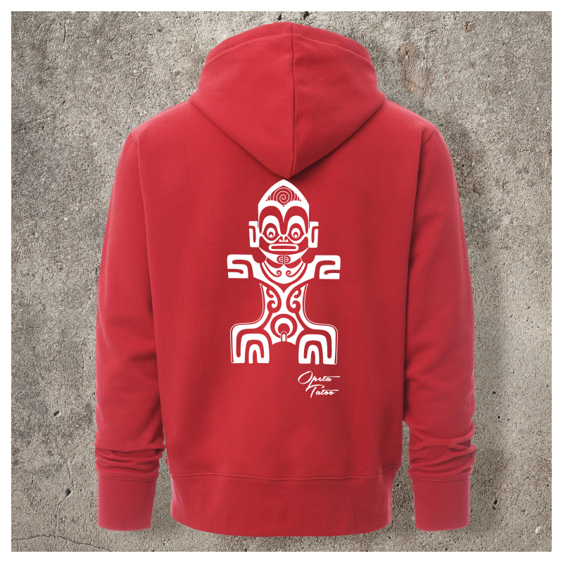 Sweat Shirt Rouge Dos TIKI 1 -  