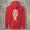 Sweat Shirt Rouge Dos TIKI 2 -  