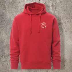 Sweat Shirt Rouge Dos BOUCLIER -  