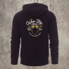 Sweat Shirt Noir Custom Bike -  