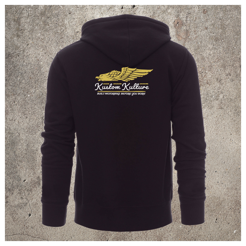 Sweat Shirt Noir Kustom Kulture -  