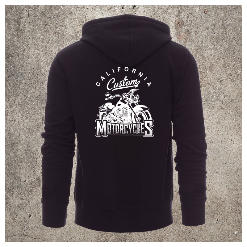 Sweat Shirt Noir California Custom -  