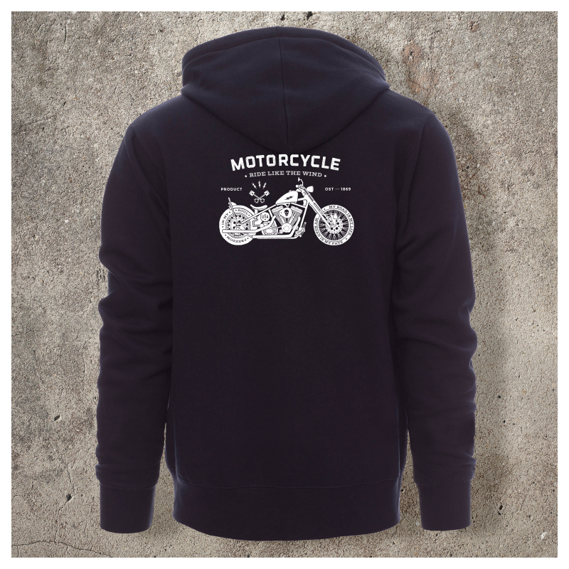 Sweat Shirt Marine Motorcycle -  