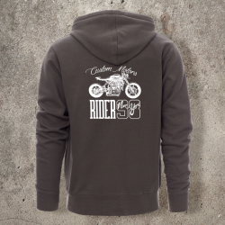 Veste Zippée Grise Custom Motors -  