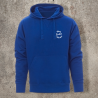 Sweat Shirt Bleu Roi Casque Blanc et jaune -  