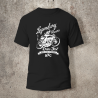 Tshirt Noir Devant Biker Legendary -  