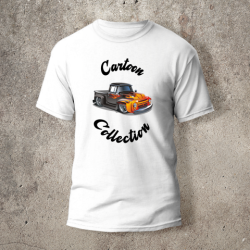 Tee-shirt Cartoon Caricature Pickup Devant -  