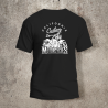 Tshirt Noir Dos Biker California Bike -  