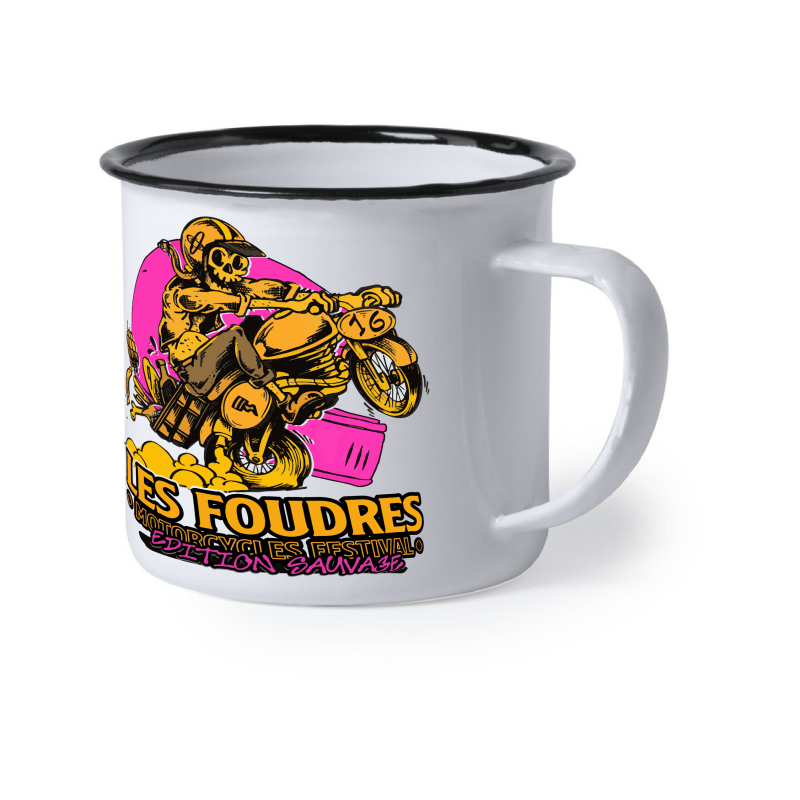 Mug Metal Couleur FOUDRES Festival